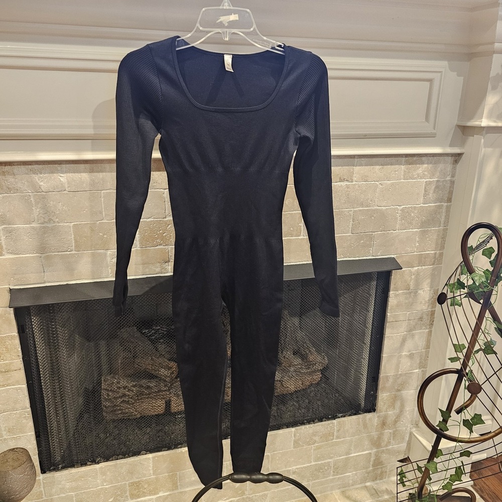 High Compression Full Body Shape wear Bodysuit In Black Size S